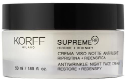 Korff Supreme RR Restore Redensify Anti Wrinkle Κρέμα Νυκτός Προσώπου Αντιγήρανσης & Αναδόμησης  50ml 99