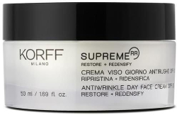 Korff Supreme RR Restore Redensify Anti Wrinkle Day Face Cream SPF20 Κρέμα Ημέρας Προσώπου Αντιγήρανσης & Αναδόμησης 50ml 99