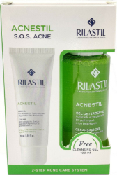 Rilastil Acnestil SOS Acne Set Cream & Cleansing Gel 
