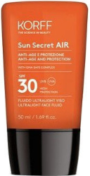 Korff Sun Secret AIR Anti Age & Protection Ultralight Face Fluid SPF30 Κρέμα Προσώπου Αντηλιακή 50ml 