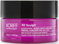 Korff 3D Sculpt Face Neck Night Cream-Mask Boosting Effect Κρέμα Λαιμού Νυκτός για Αντιγήρανση & Σύσφιξη 50ml 99