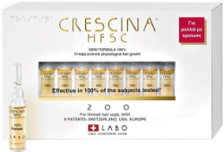 Labo Crescina HFSC 100% 200 Man Αμπούλες Μαλλιών κατά της Τριχόπτωσης για Άνδρες 20x3.5ml 100
