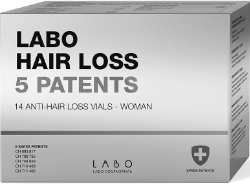Labo Anti Hair Loss 5 Patents Woman Αγωγή Κατά Της Τριχόπτωσης Για Γυναίκες 14x3.5ml 150
