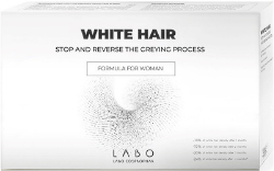 Labo White Hair Treatment Woman Αγωγή για την Αντιμετώπιση των Λευκών Τριχών για Γυναίκες 20x3.5ml 110