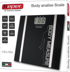 Beper Body Analise Scale 40.808Α Black 150Kg Max 1τμχ
