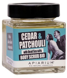 Apiarium Cedar & Patchouli Body Scrub Bio 410gr