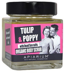 Apiarium Tulip & Poppy Organic Body Scrub Peeling 410gr