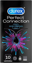 Durex Perfect Connection Extra Lubrificato Condoms Προφυλακτικά με Έξτρα Επίστρωση Λιπαντικού 10τμχ 25