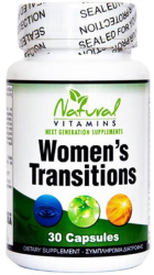 Natural Vitamins Women's Transitions Συμπλήρωμα Διατροφής για Εμμηνόπαυση 30caps 110