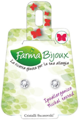 Farma Bijoux Υποαλλεργικά Σκουλαρίκια 5,3 mm Κρύσταλλο