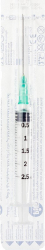 Pic Solution Syringe 2.5ml with Needle G21 x1 1/2