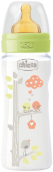 Chicco Well Being Feeding Bottle Rubber Teat 4m+ 330ml