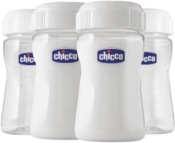 Chicco Natural Feeling Milk Containers 4τμχ
