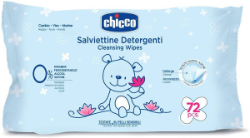 Chicco Cleansing Baby Wipes 72τμχ