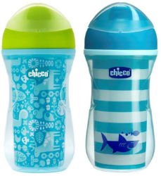 Chicco Active Cup Blue 14m+ 266ml 1τμχ