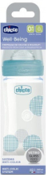 Chicco Well Being Glass Anti Collic  0m+ 240ml Ciel 1τμχ