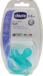 Chicco Physio Soft Silicone Soother 0m+ Light Blue 1τμχ