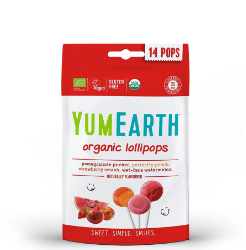 YumEarth Organic Pops Βιολογικά Γλειφιτζούρια Φρούτων 14τμχ