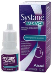 Systane Balance Οφθαλμικές Σταγόνες για Ξηροφθαλμία 10ml 35