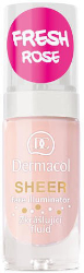 Dermacol Sheer Face Illuminator Fresh Rose Βάση Μακιγιάζ για Λάμψη 15ml 30
