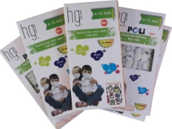 Hg Poli Disposable Children's Masks 9-12Υ 10τμχ