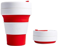 Stojo Collapsible Cup Hello Stojo 355ml Red 1τμχ