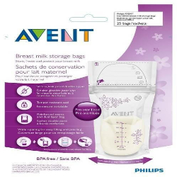 Philips Avent Breast Μilk Storage Bags 25x180ml