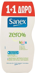 Sanex 1+1 Zero% Kids Shampoo Shower Gel 2x500ml