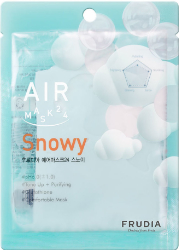 Frudia Air Mask 24 Snowy Sheet Mask Ελαφριά Υφασμάτινη Μάσκα Προσώπου για Βελτίωση του Χρωματικού Τόνου 25ml 32