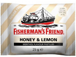 Fisherman's Friend Honey & Lemon Καραμέλες Μέλι & Λεμόνι για Βήχα & Ερεθισμένο Λαιμό 25gr 35