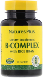 Nature's Plus B-Complex with Rice Bran 90tabs