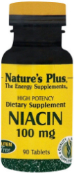 Nature's Plus Niacin 100mg 90tabs  