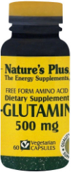 Nature's Plus L-Glutamine 500mg 60vcaps